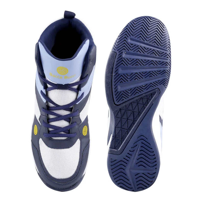Bacca Bucci Blue Wager Premium Basketball Shoes for Men | Best Price UAE